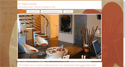 Desktop Screenshot of dr-meding.de